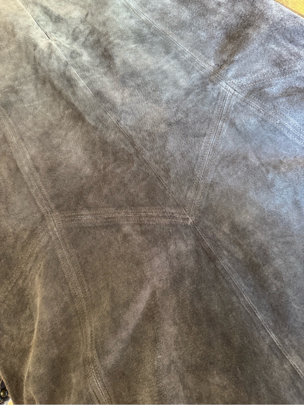 Siena Studio Vintage Suede Midi Skirt in Chocolate Brown 6 - Picture 10 of 11